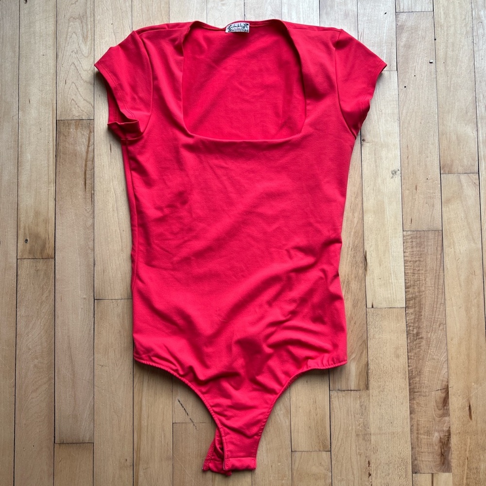 Free People Fair and Square Neck Duo Bodysuit